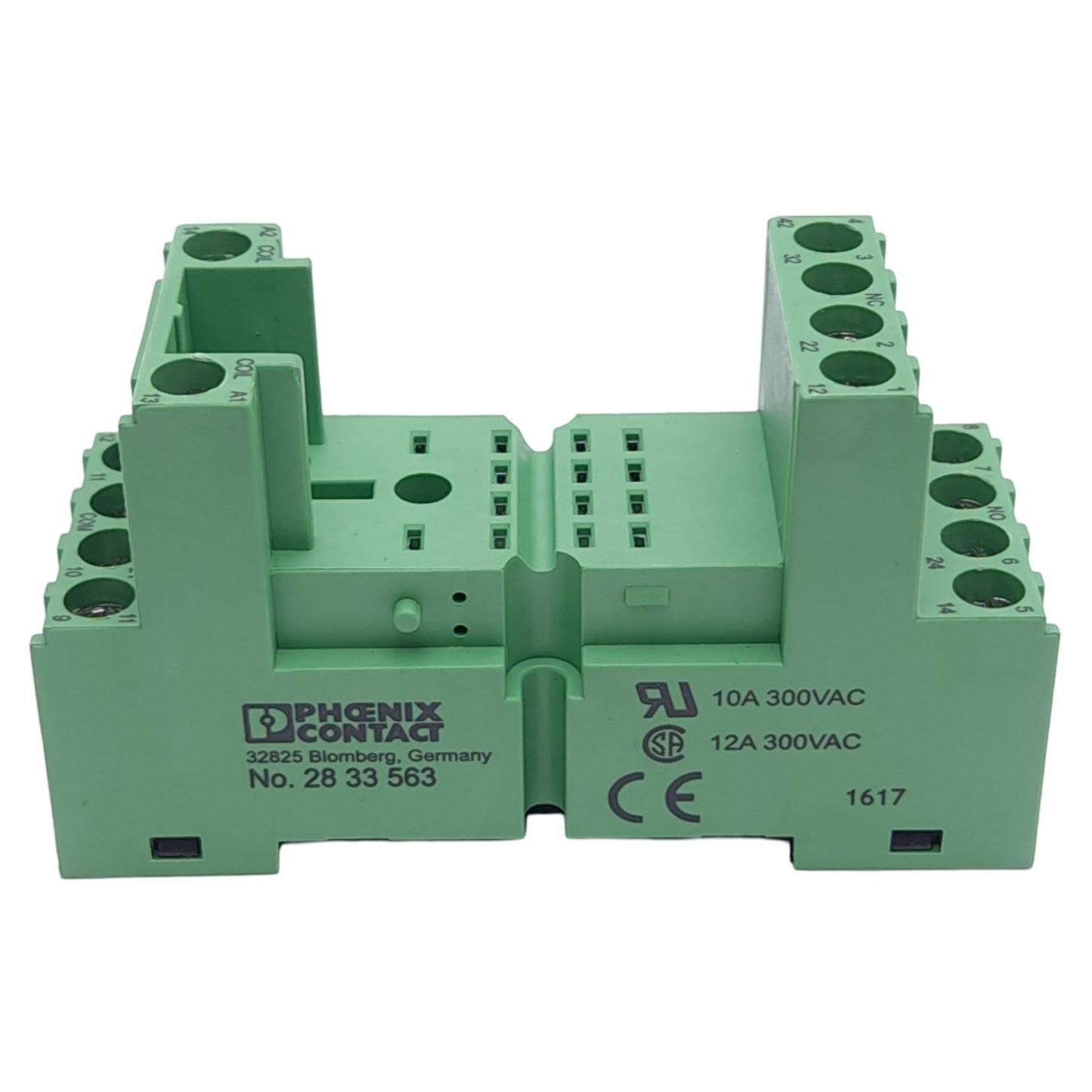 New – Open box Lot of 4 Phoenix Contact 2833563 PR2-BSC2/4X21 Relay Socket Base, For REL-IR