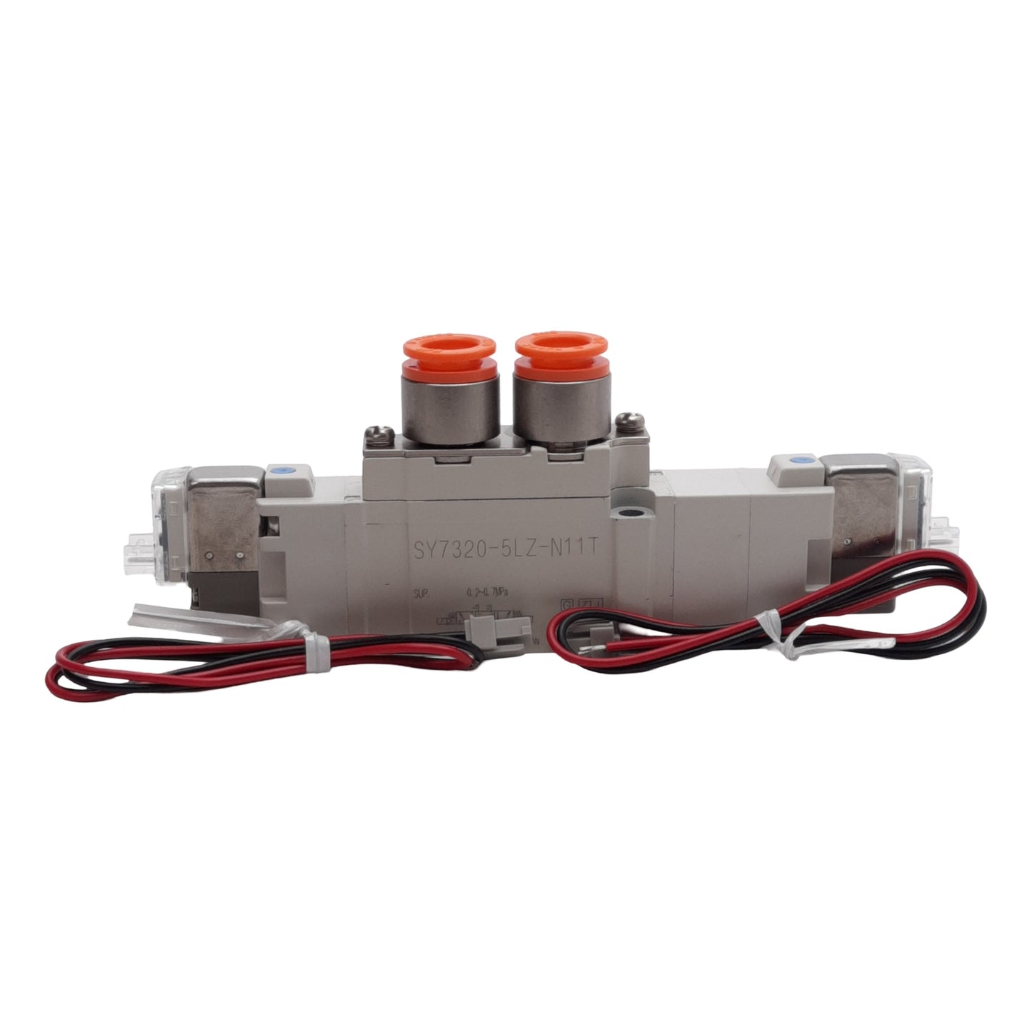 New SMC SY7320-5LZ-N11T Solenoid Valve, 0.2-0.7MPa, ø3/8in One-Touch, 24VDC Coil