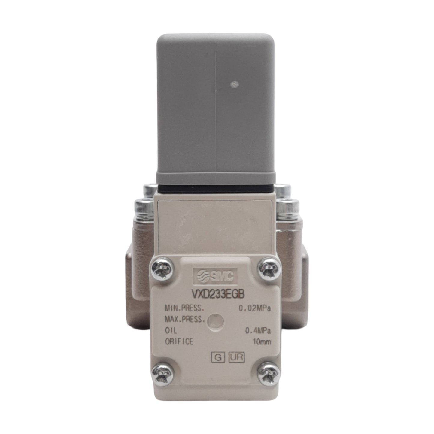 New SMC VXD233EGB Solenoid Valve ø10mm Orifice 0.02-0.4MPa Oil 3/8in NPT 24VDC Coil