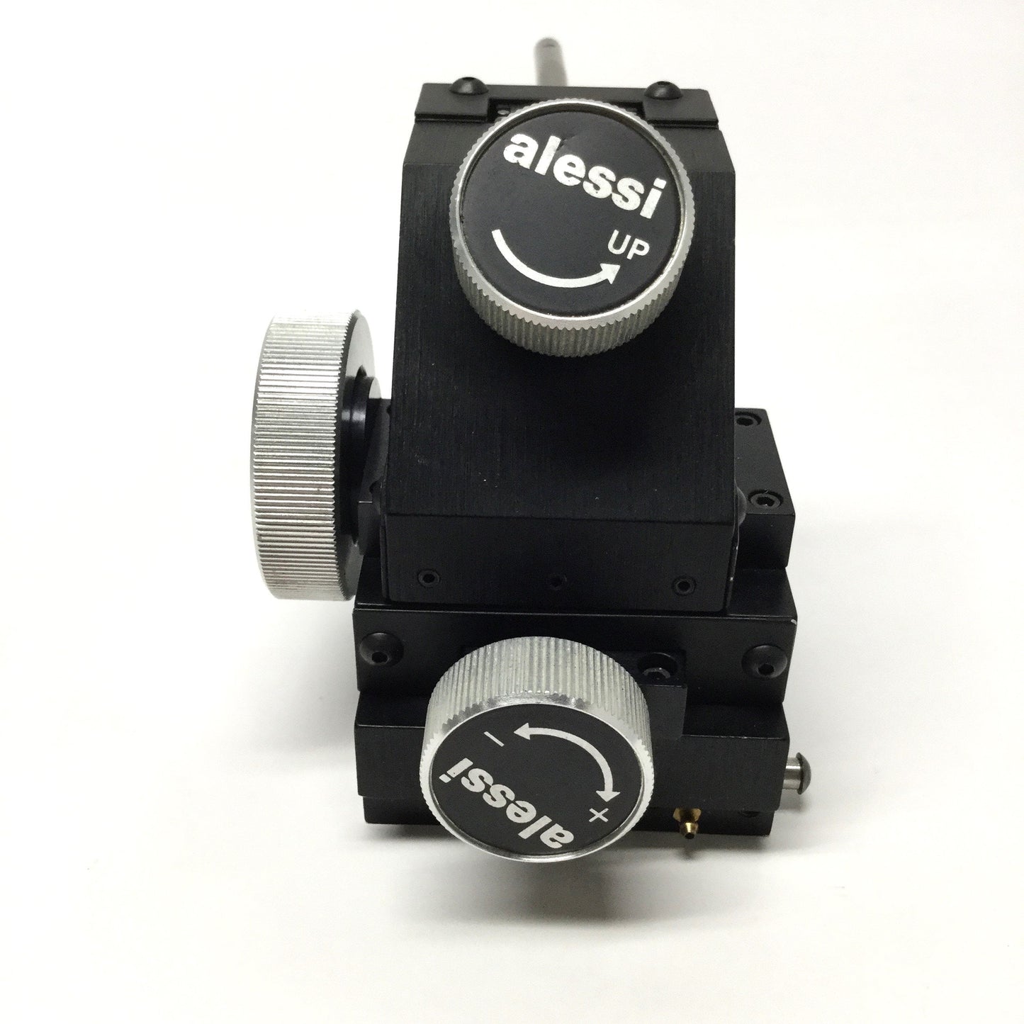 Used Alessi MH2 Precision 3-Axis Probe Tip Linear Micropositioner XY 1/2", Z 1/4"