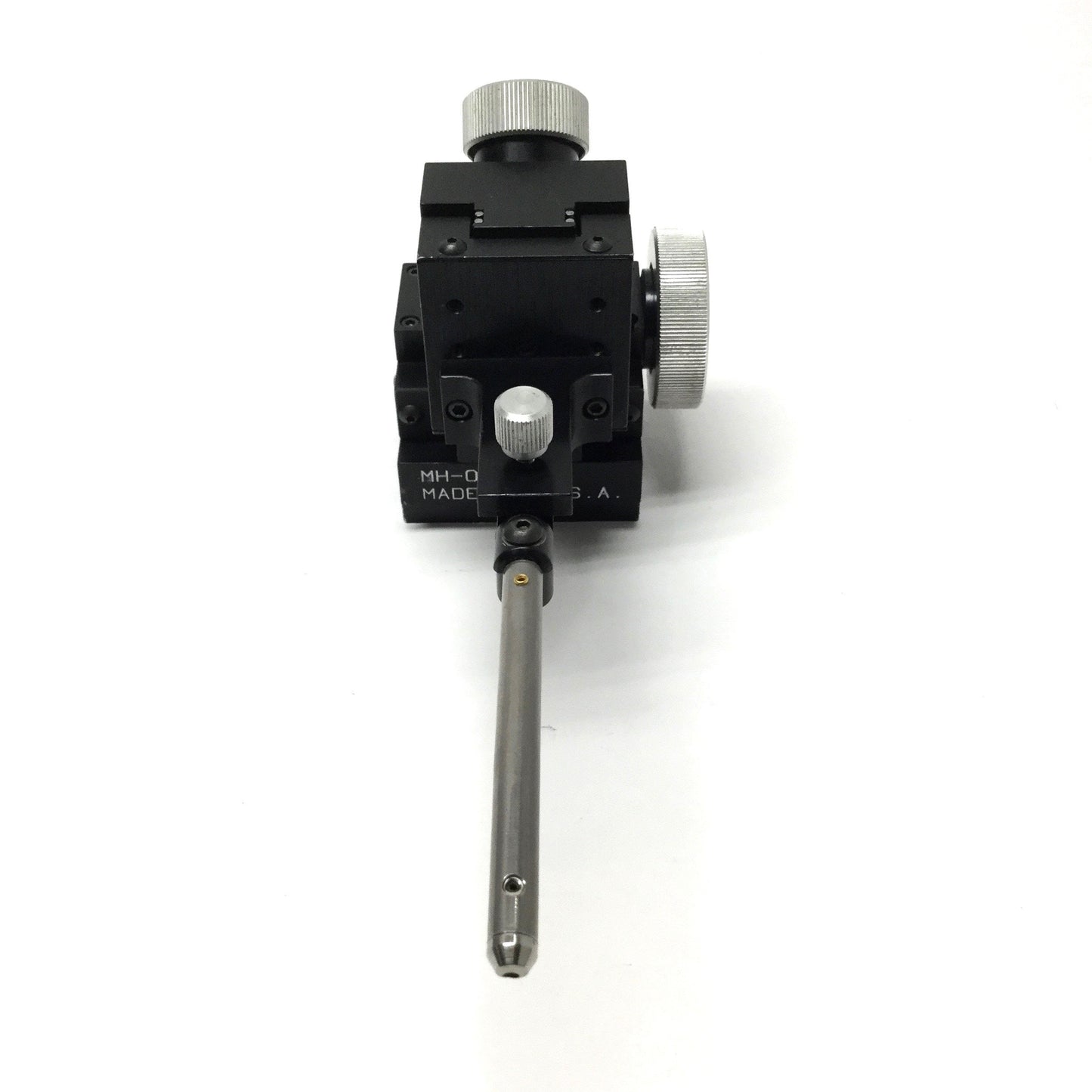 Used Alessi MH2 Precision 3-Axis Probe Tip Linear Micropositioner XY 1/2", Z 1/4"