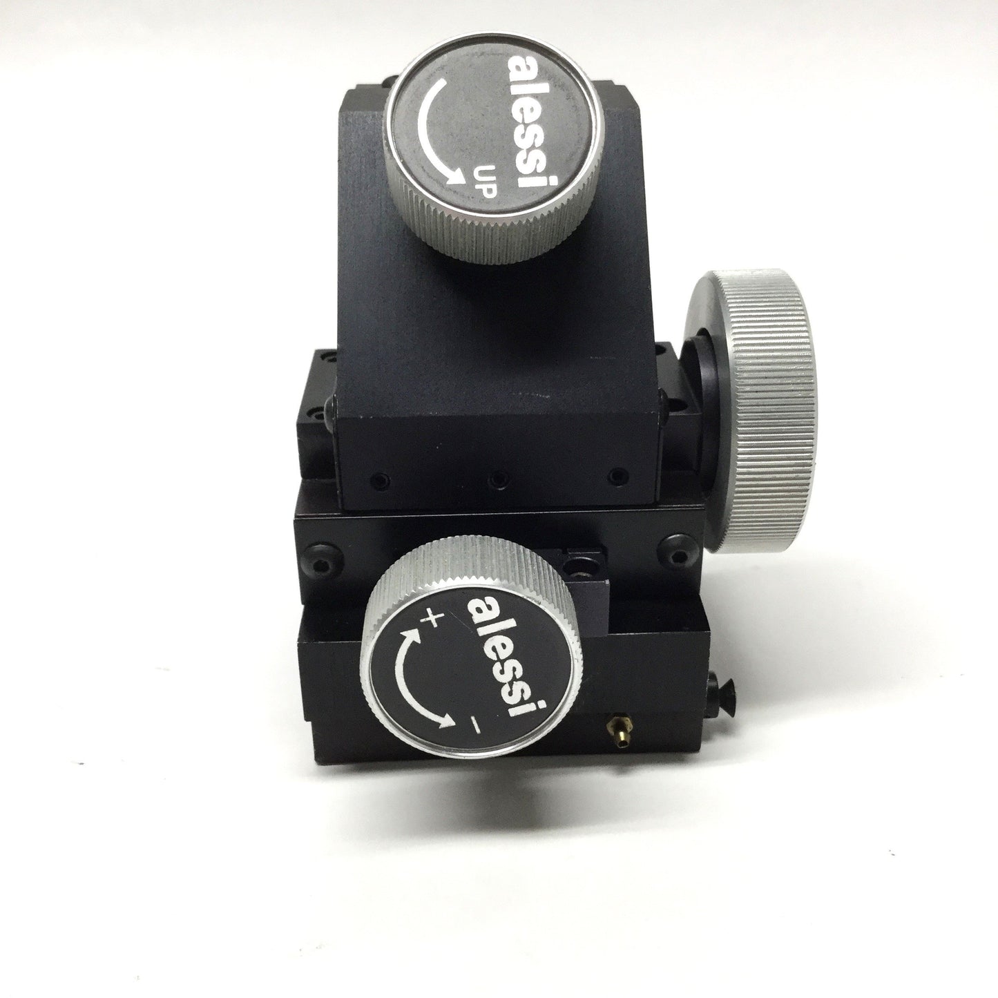 Used Alessi MH2 Precision 3-Axis Probe Tip Linear Micropositioner XY 1/2", Z 1/4"