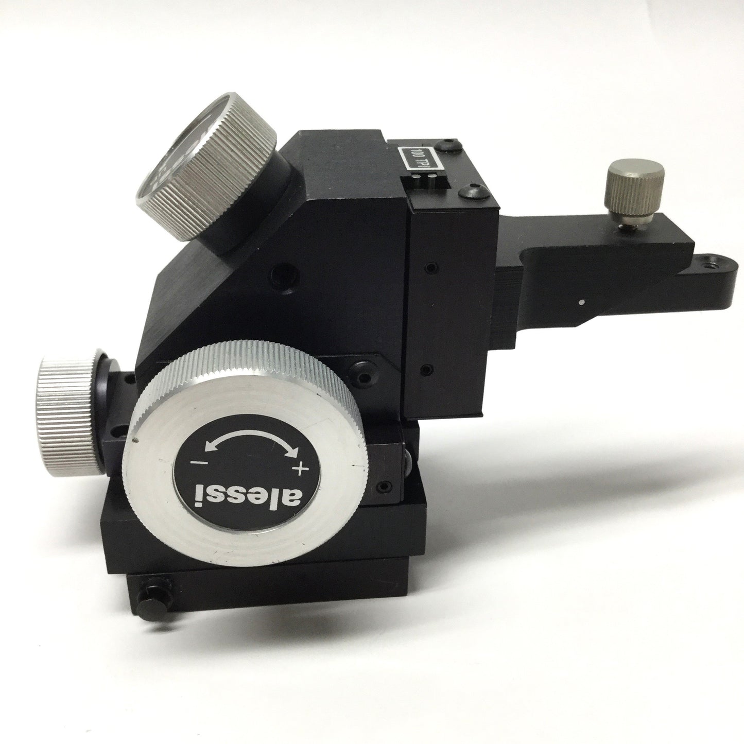 Used Alessi MH2 Precision 3-Axis Probe Tip Linear Micropositioner XY 1/2", Z 1/4"