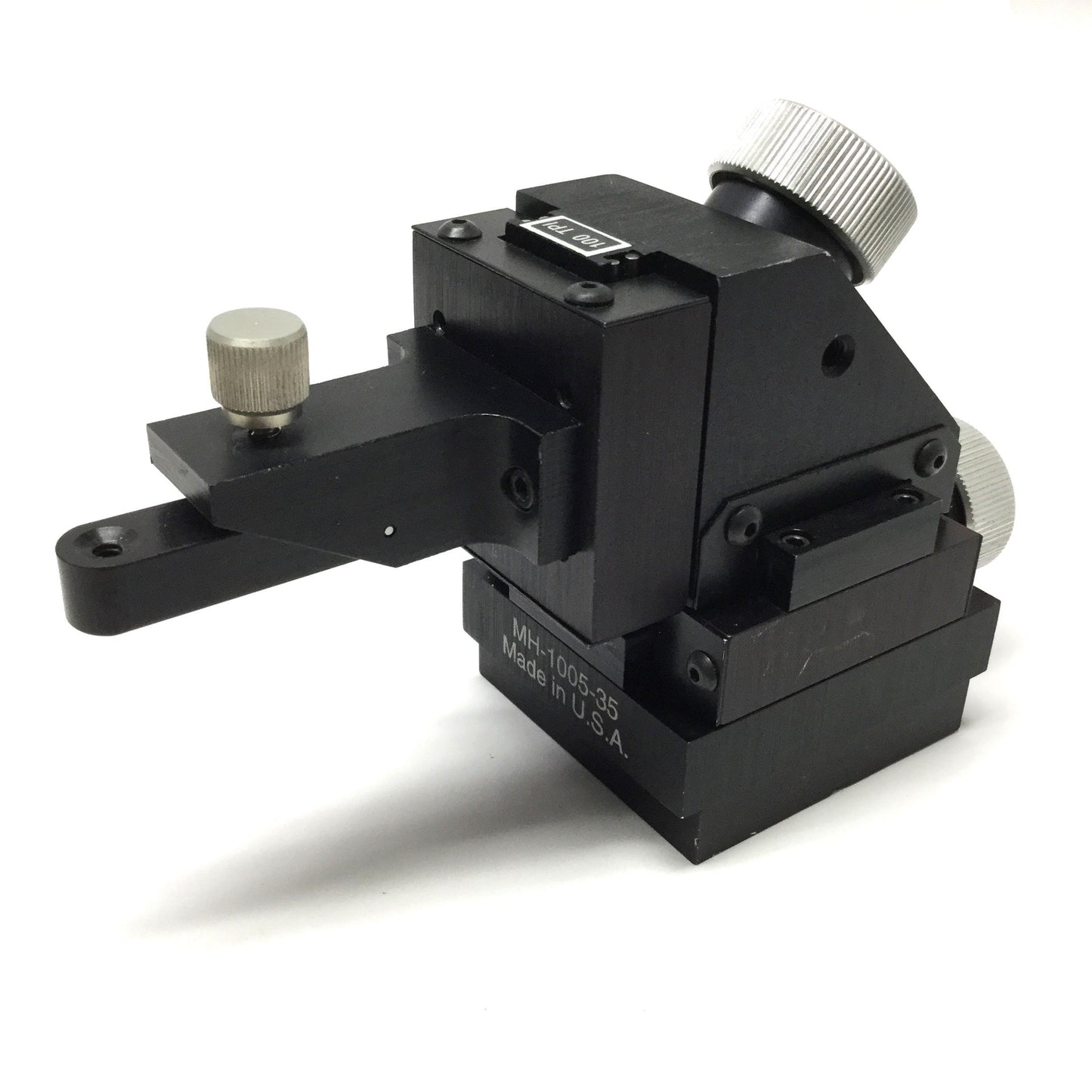 Used Alessi MH2 Precision 3-Axis Probe Tip Linear Micropositioner XY 1/2", Z 1/4"