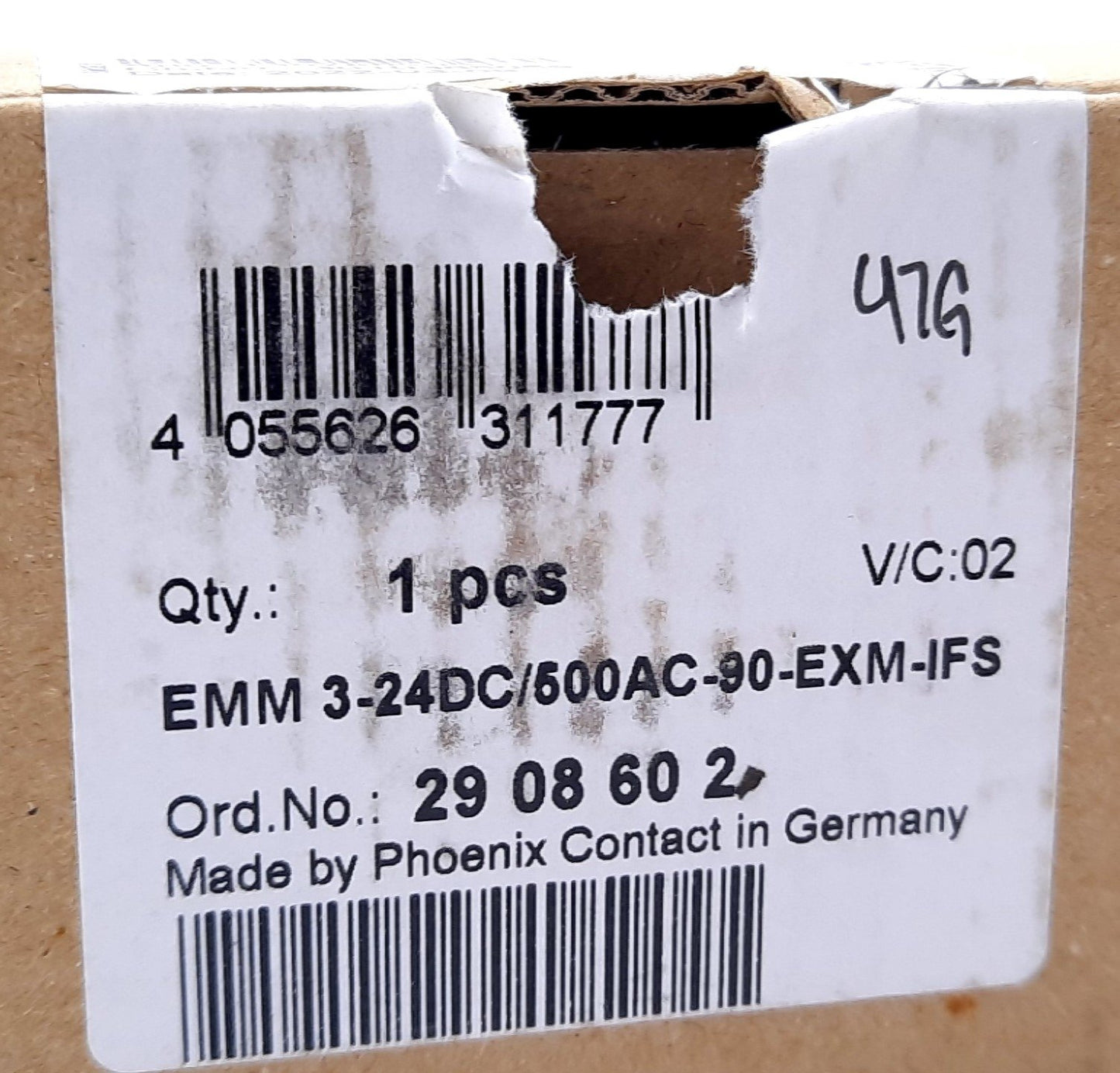 New Phoenix Contact EMM 3-24DC/500AC-90-EXM-IFS Motor Managemant 3 Phase 24VDC