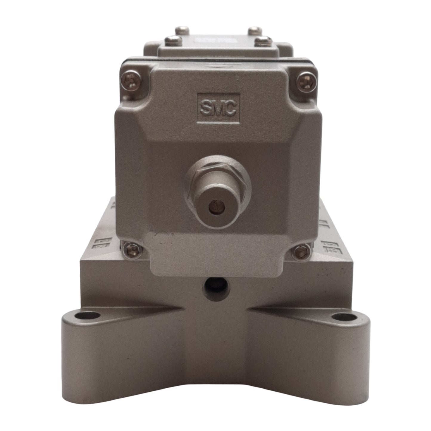 New SMC NVSA4244-01N Directional Air Valve, 10-125PSI Double Pilot, 1/2in NPT Ports