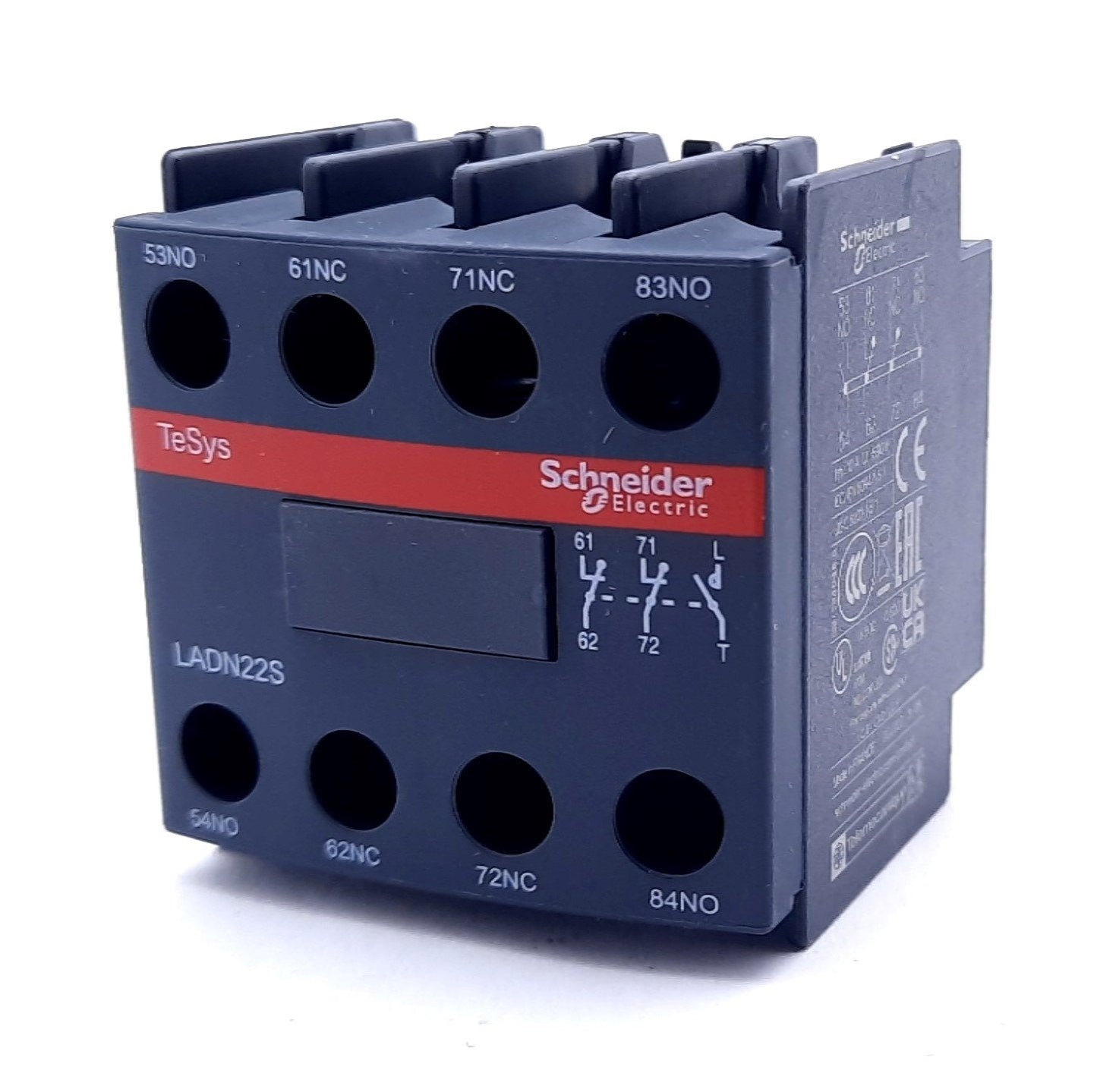 New Schneider Electric LADN22S Auxiliary Contact Block 2N.O 2N.C 690V 10A