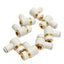 New Lot of 8 SMC KQ2VS06-02AS Pneumatic Fittings 1/4R to 6mm OD P2C Tube Fitting