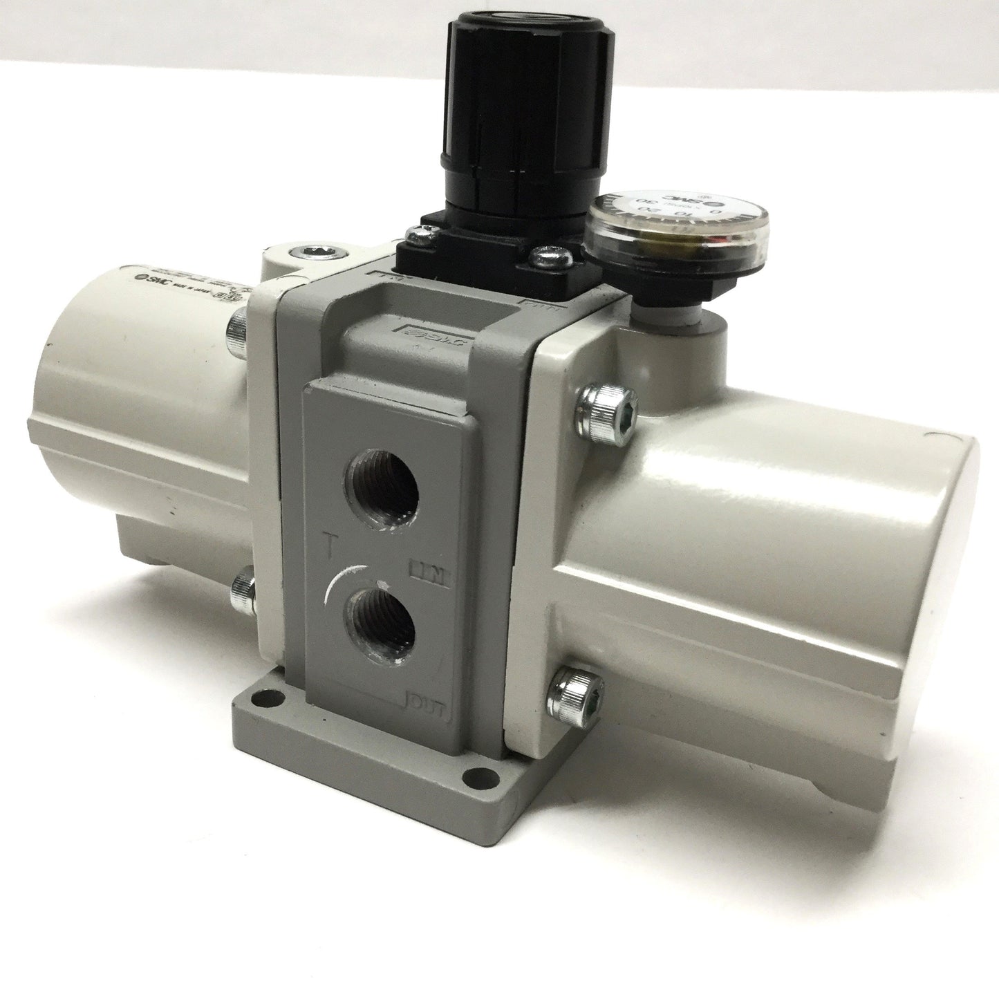 Used SMC VBA10A-T02GN-Z Booster Regulator 15-145psi, 2x Pressure Ratio, 290psi Max