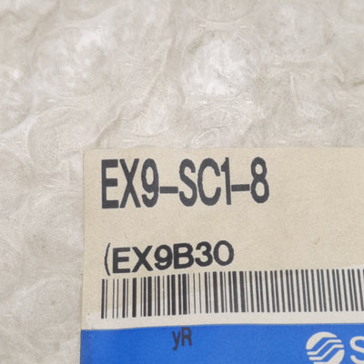 New SMC EX9-SC1-8 Signal Cut Block For VQC Series Manifolds, 8-Station, 24VDC 2A