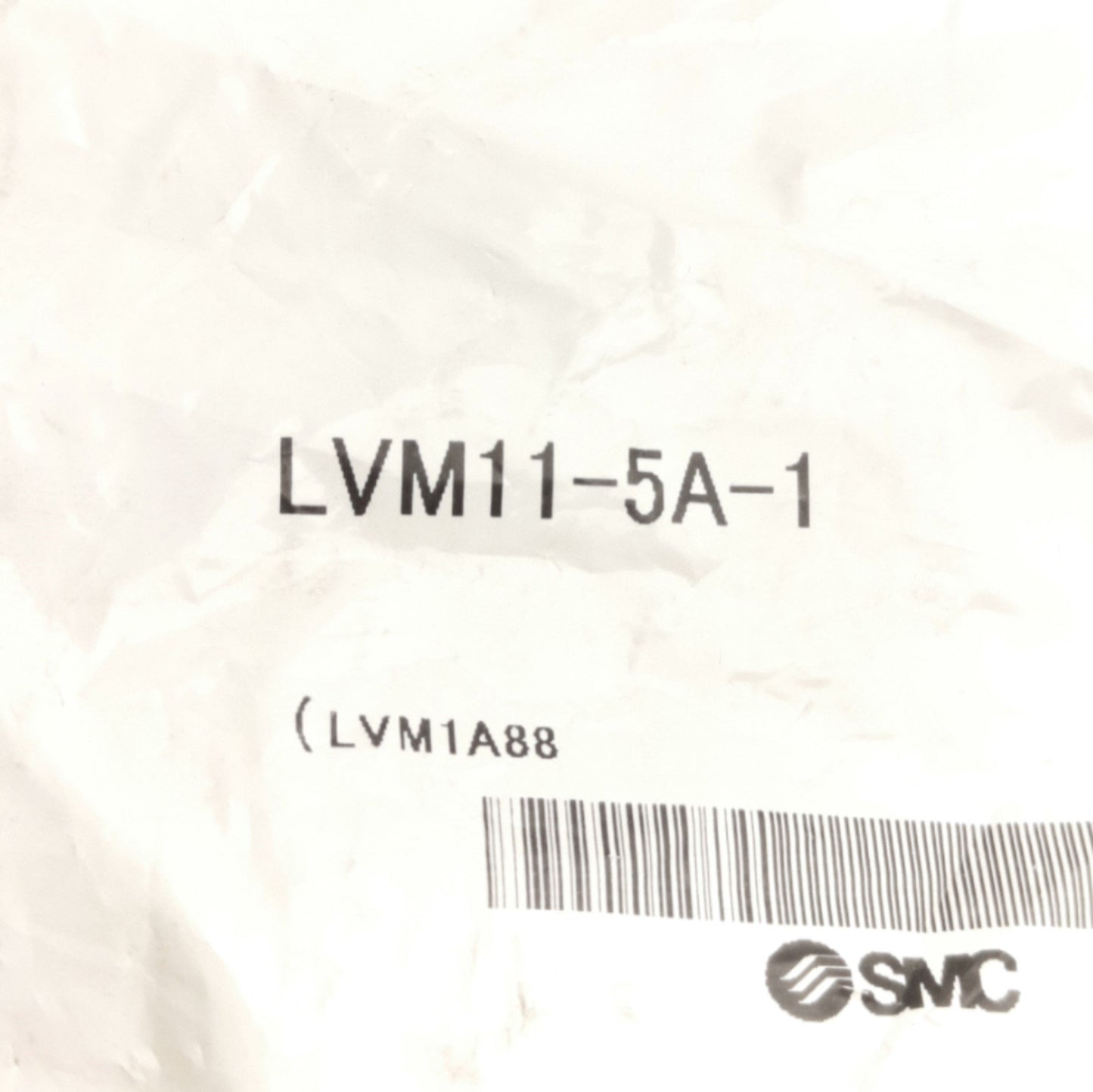 New SMC LVM11-5A-1 Valve For Chemicals, N.C., M5 Port, PEEK/EPDM, 24VDC Coil