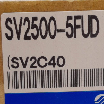 New SMC SV2500-5FUD Solenoid Valve, 3-Position Pressure Center, 0.7MPa, 24VDC Voil