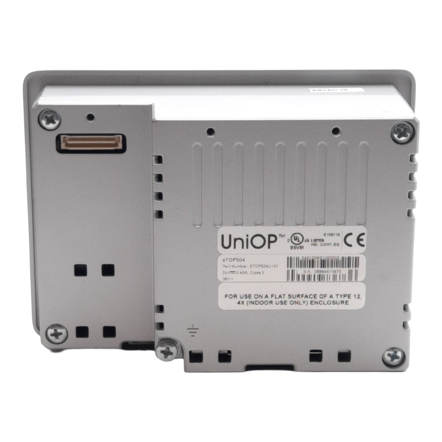 New UniOp ETOP504U101 eTOP504 Touchscreen HMI, 4.3in 480x272 TFT Display, 24VDC