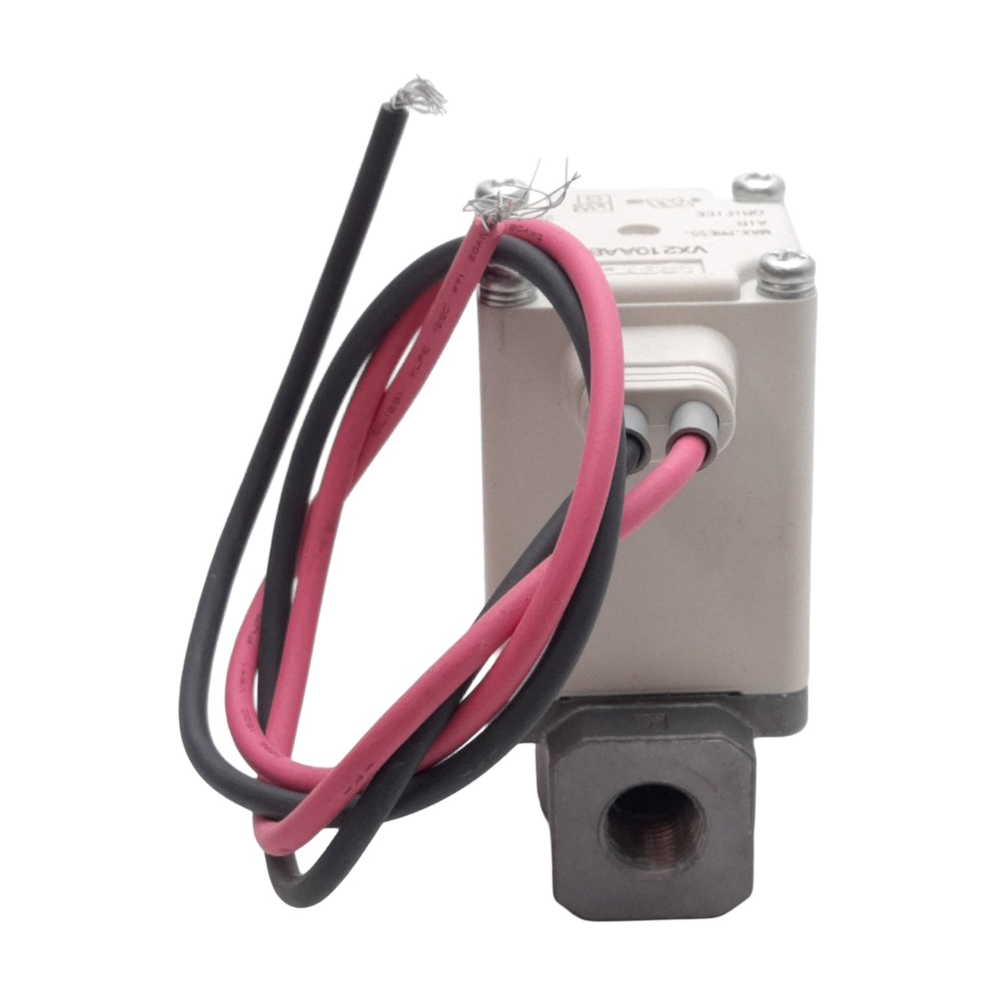 New Lot of 2 SMC VX210AAB Solenoid Valve ø2mm Orifice, 1.0MPa, 1/8in NPT, 24VDC Coil