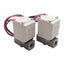 New Lot of 2 SMC VX210AAB Solenoid Valve ø2mm Orifice, 1.0MPa, 1/8in NPT, 24VDC Coil