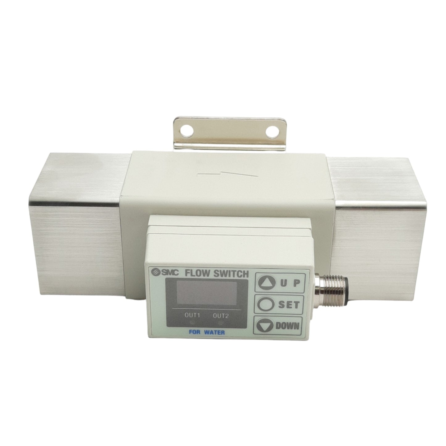 New SMC PF2W711-N10-67N Digital Flow Switch For Water, 10-100L/Min, 2-PNP, 1in NPT