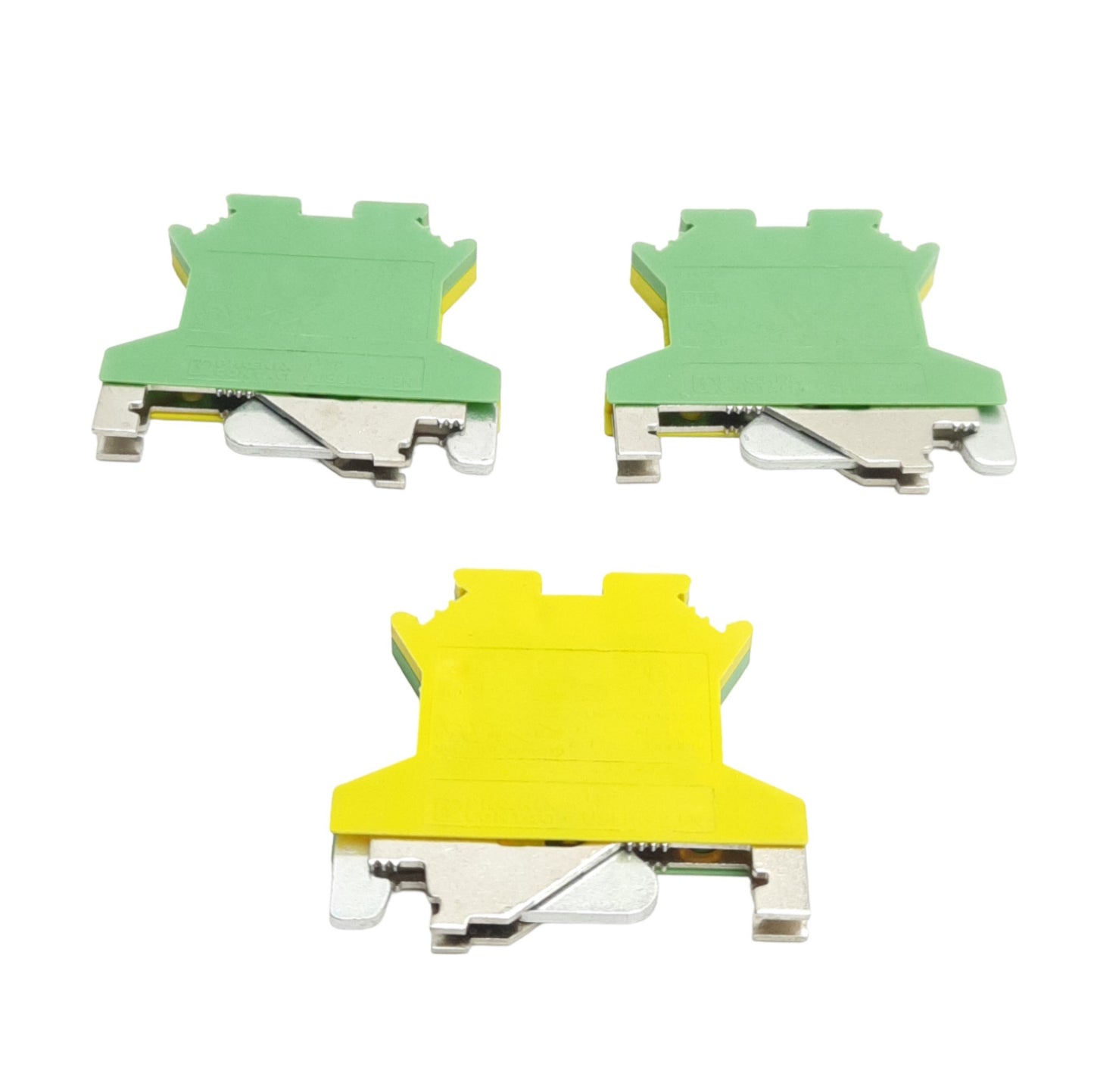 New Lot of 3 Phoenix Contact USLKG 2,5N Ground Terminal Blocks, 1-Level, 2 Contact