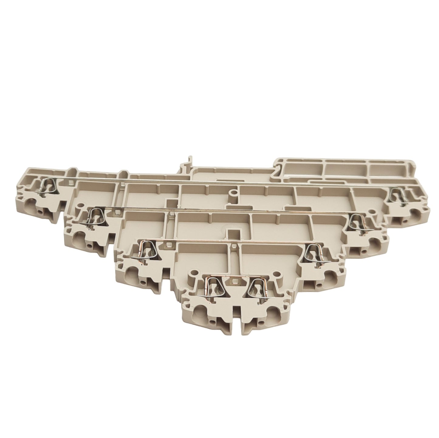 New Lot of 3 Weidmüller 120892000 Terminal Blocks, 4-Level 8 Contacts, 250V 20A