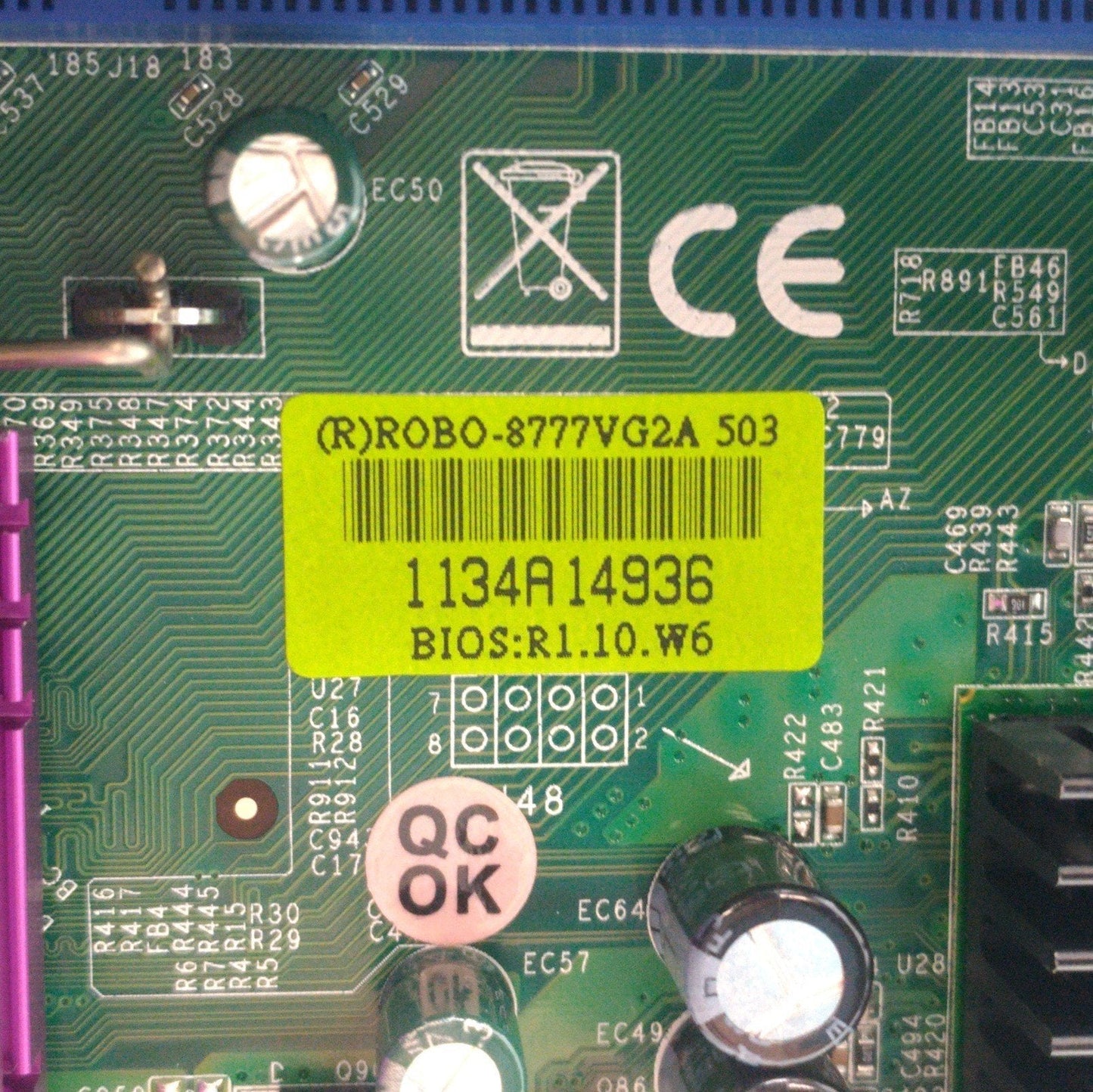 Used Portwell ROBO-8777VG2A Single Board Computer Intel Core 2 Duo 2.8GHz 4GB DDR2