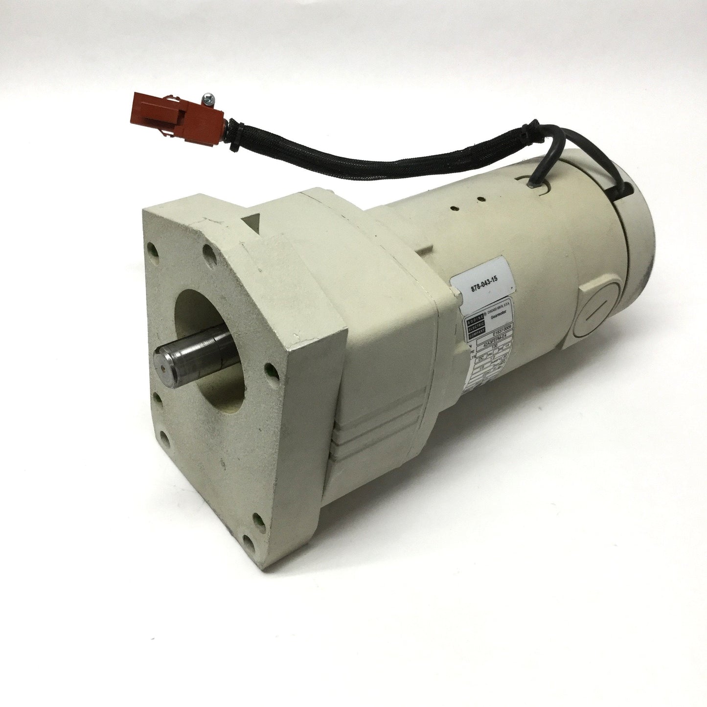 Used Bodine 42A3FEPM-E4 DC Gearmotor 130VDC 1A 180:1 14RPM 341lb-in 1/8HP