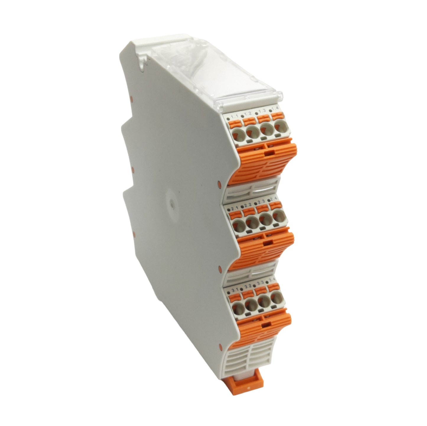 New Wago 2857-123 picoMAX Terminal Block Empty Housing, 4-Pole 3-Level, 300V 15A