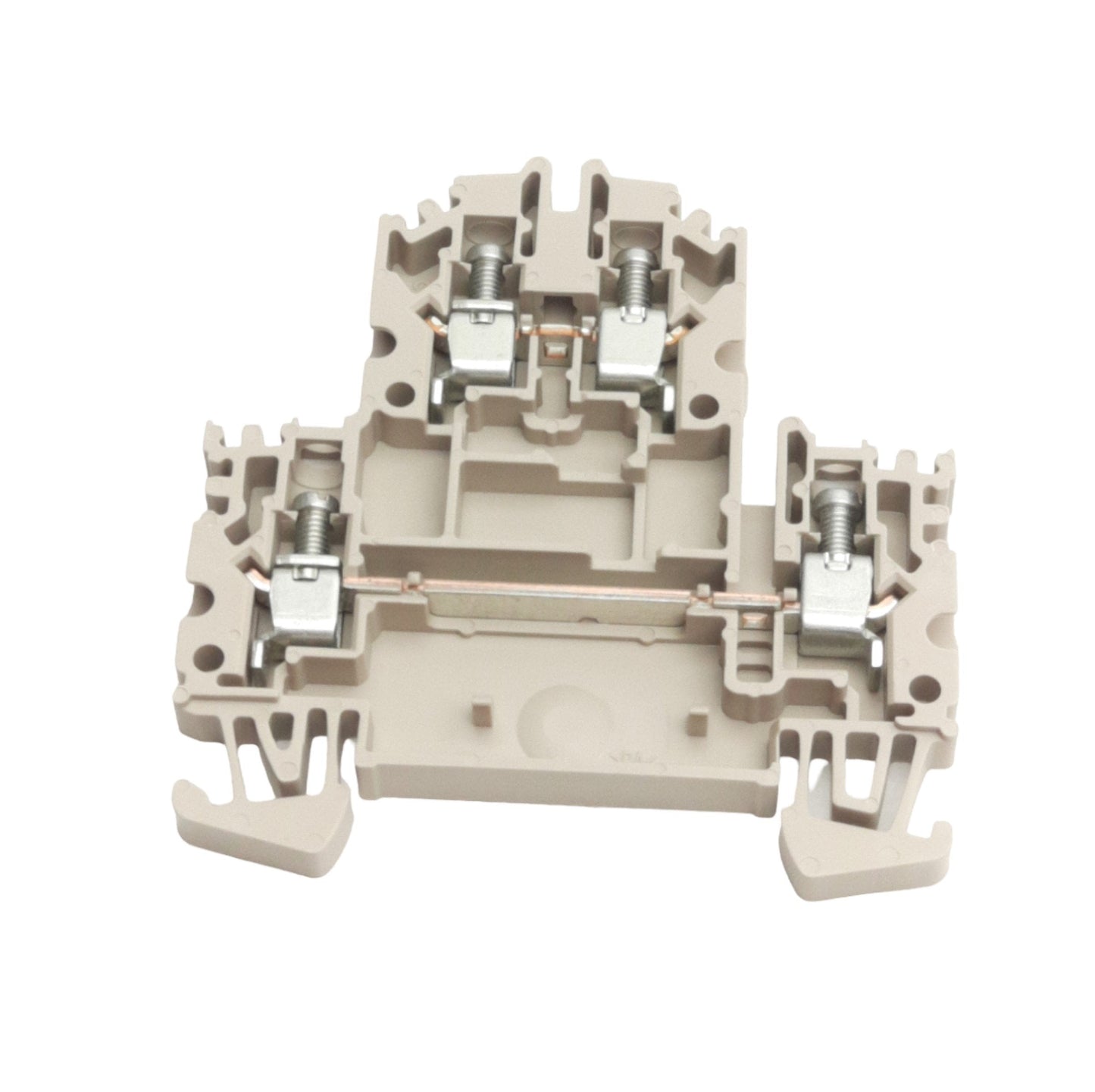 New Lot of 15 Weidmuller 1041900000 Terminal Blocks, 4-Connection, 2-Level, 600V 30A