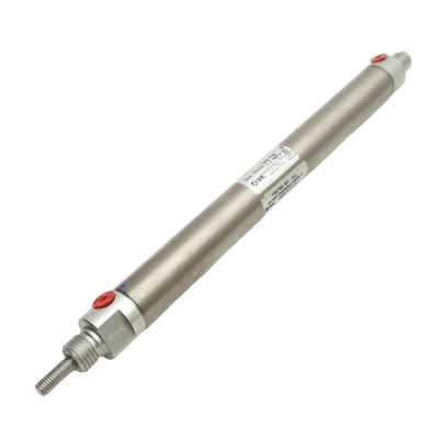 New SMC NCMC056-0500-DUP02010 Pneumatic Cylinder 9/16in Bore 5in Stroke, 10-32 Ports