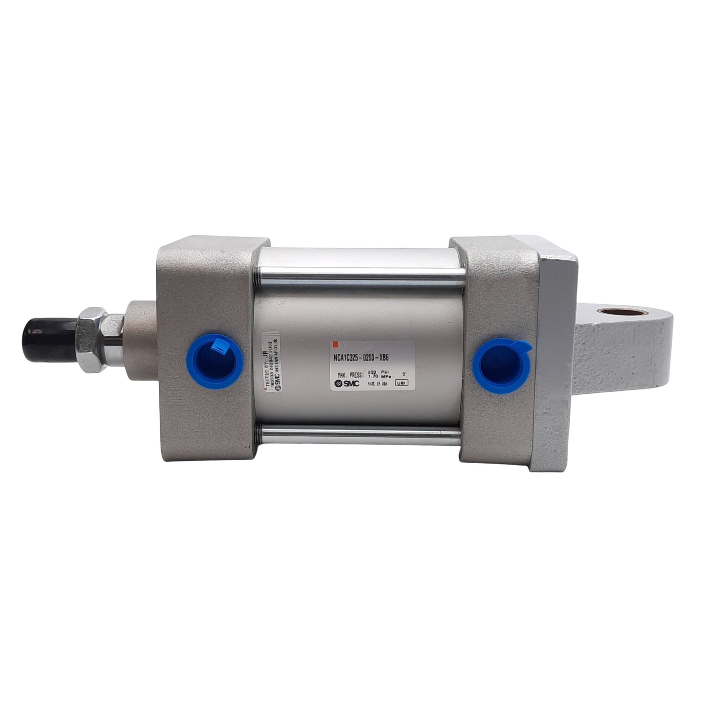 New SMC NCA1C325-0200-XB6 Heat Resistant Cylinder, ø3.25in Bore, 2in Stroke, 300°F