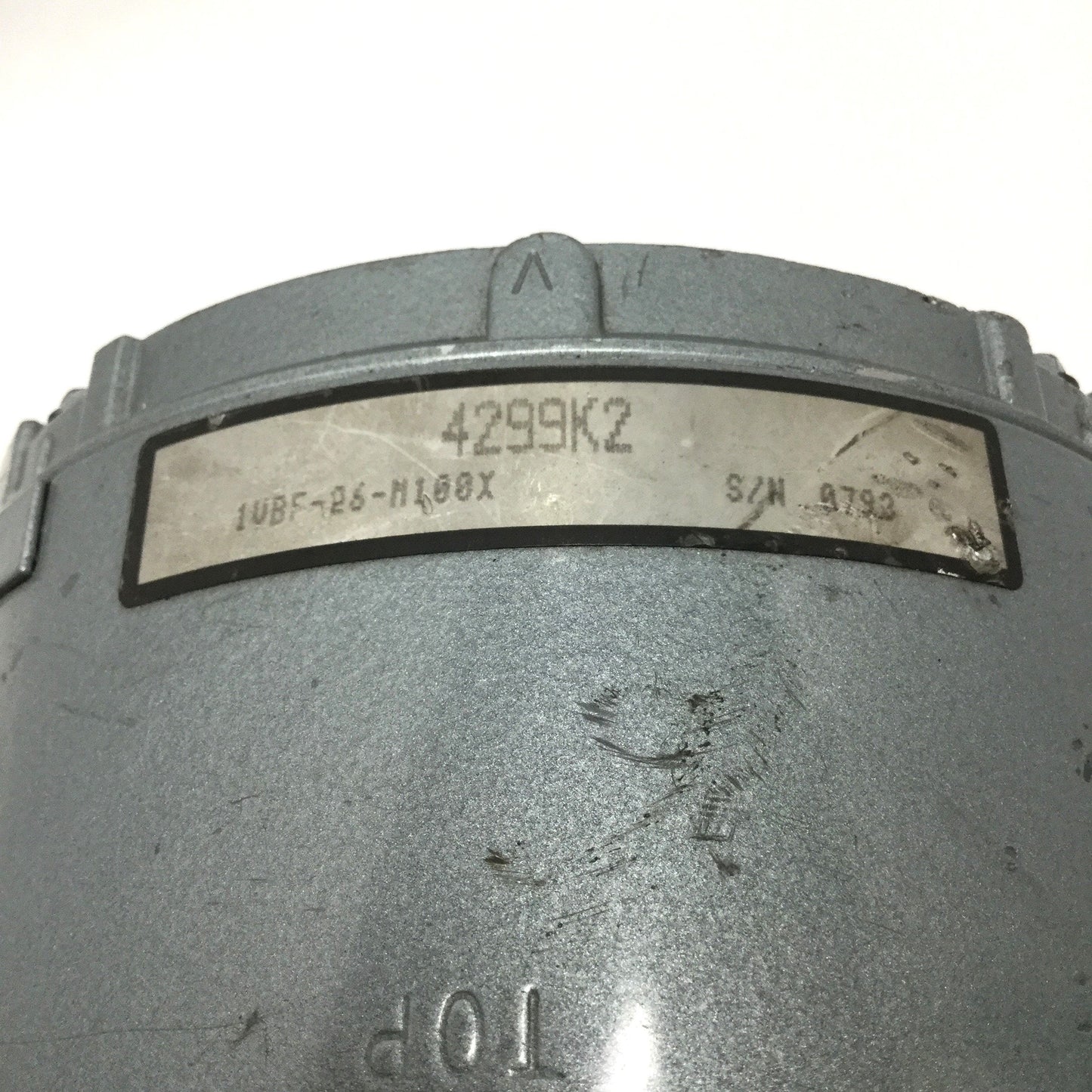 Used Gast 1VBF-26-M100X M100GX Oilless Piston Vacuum Pump 3.2CFM, 1/6HP, 115VAC Motor