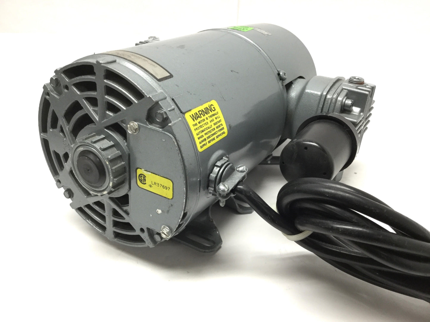 Used Gast 1VBF-26-M100X M100GX Oilless Piston Vacuum Pump 3.2CFM, 1/6HP, 115VAC Motor