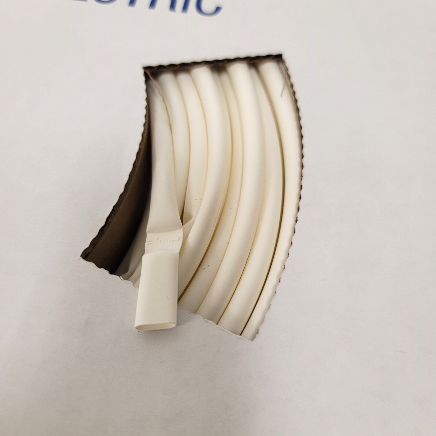 New Sumitomo Sumimark SM3-12 1/4" White 2:1 Polyolefin Heat Shrink Tubing 200Ft
