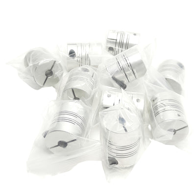 New Lot of 10 SYPT BR25x30-6.35x6.35 Flexible Motor Coupling 6.35mm Bore 25mm OD