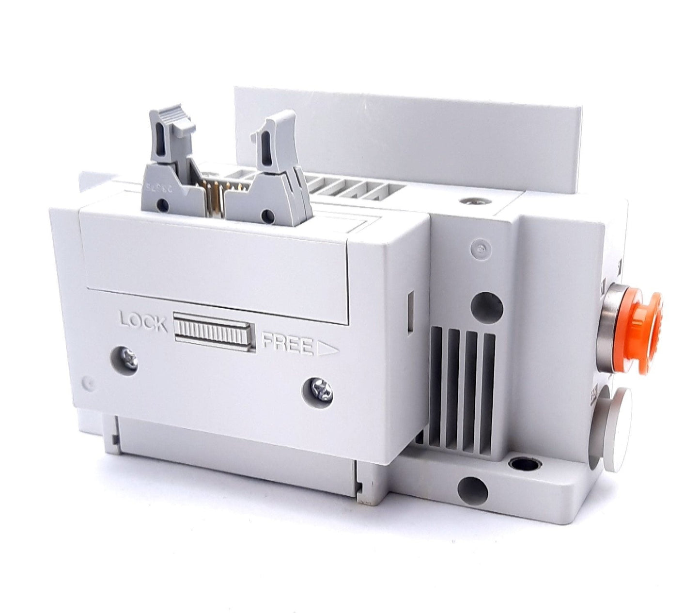 New SMC SY50M-1-14AS1-N11 Supply/Exhaust Block Assembly For SY5000, ø3/8in One-Touch