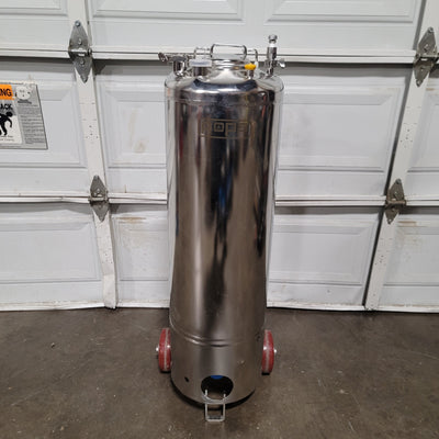 New Pope Scientific 50-Liter Stainless Steel Pressure Vessel 100PSI @ -20°F To 300°F