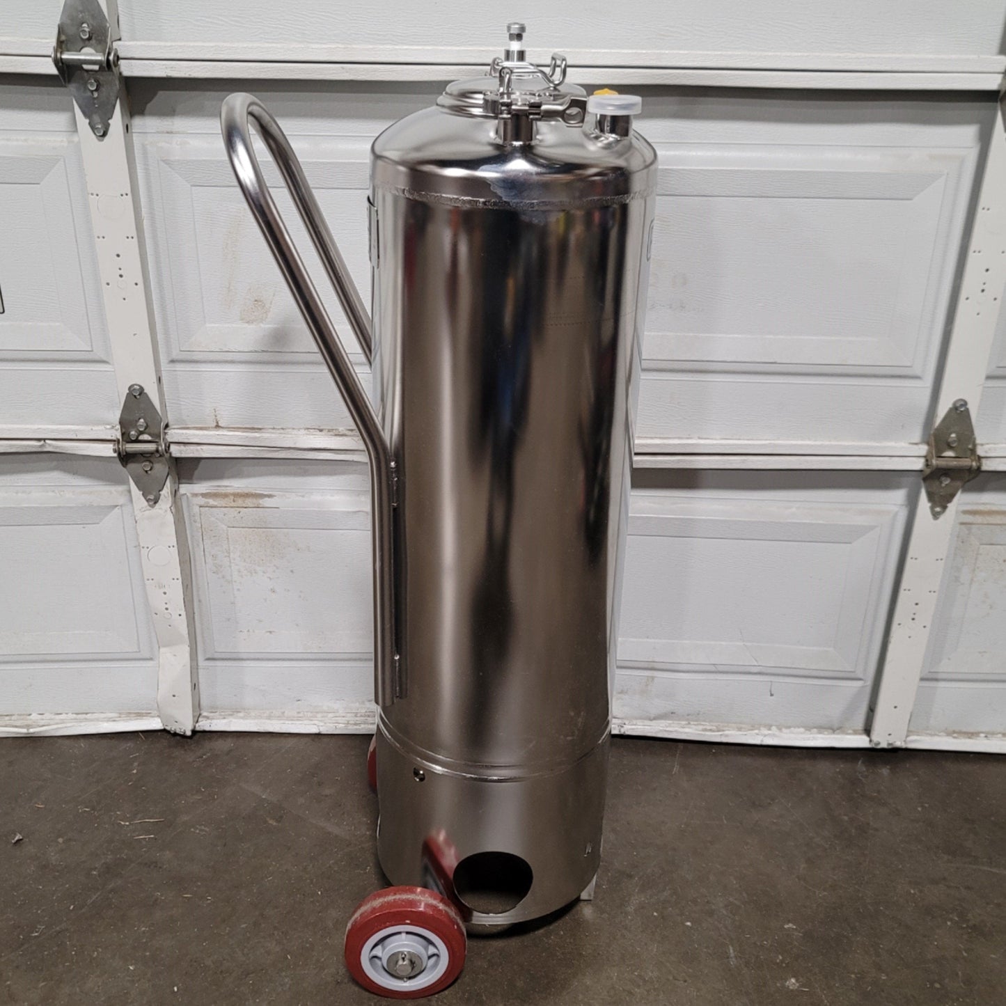 New Pope Scientific 50-Liter Stainless Steel Pressure Vessel 100PSI @ -20°F To 300°F