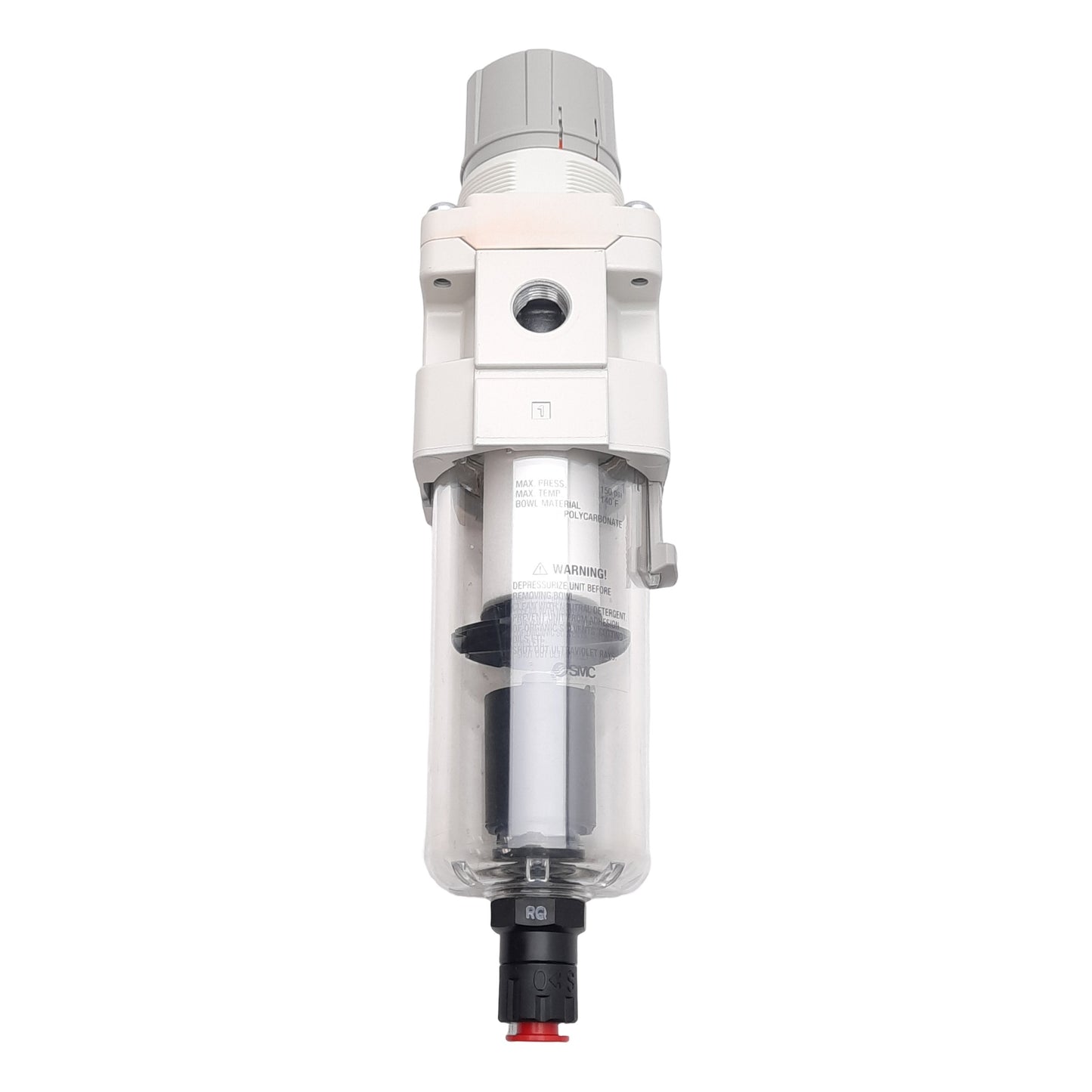 New SMC AW40-N03DH-Z-A Filter Regulator, 5µm, 7-125PSI Set, NPT 3/8in Ports