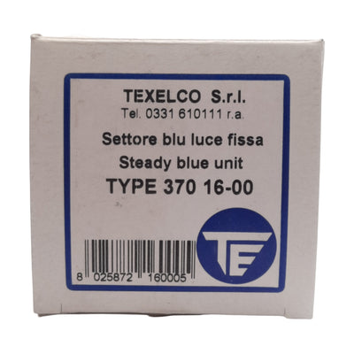 New Texelco Type 370 16-00 Stack Light Module, Steady Blue, ø70mm, 12-240V