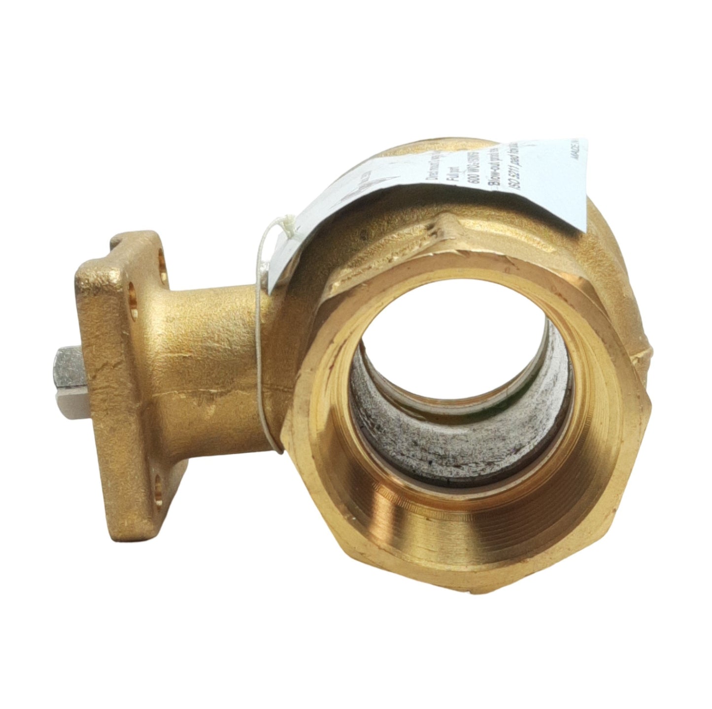 New Bonomi 250N 2-Way Ball Valve, 600Psi WOG, 1-1/2in FNPT, 1.97 F05 ISO5211 Stem