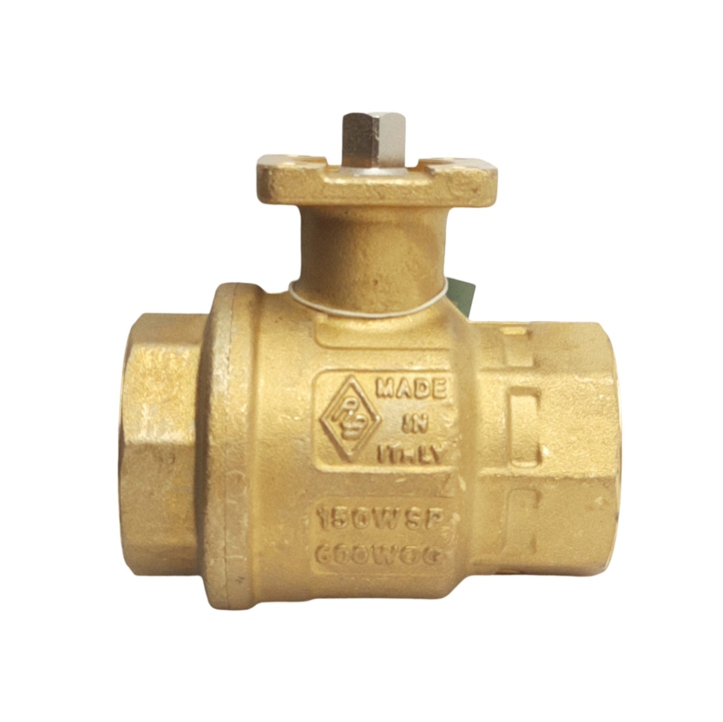 New Bonomi 250N 2-Way Ball Valve, 600Psi WOG, 1-1/2in FNPT, 1.97 F05 ISO5211 Stem