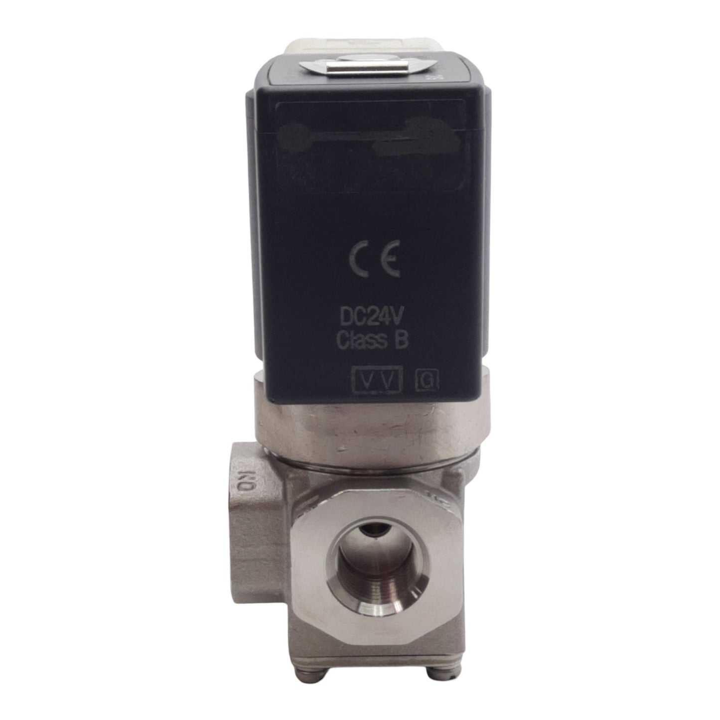 New SMC VX3224H-02-5DZ1 Solenoid Valve, 0.7MPa Water/Oil, ø2.2mm Orifice, 24VDC Coil
