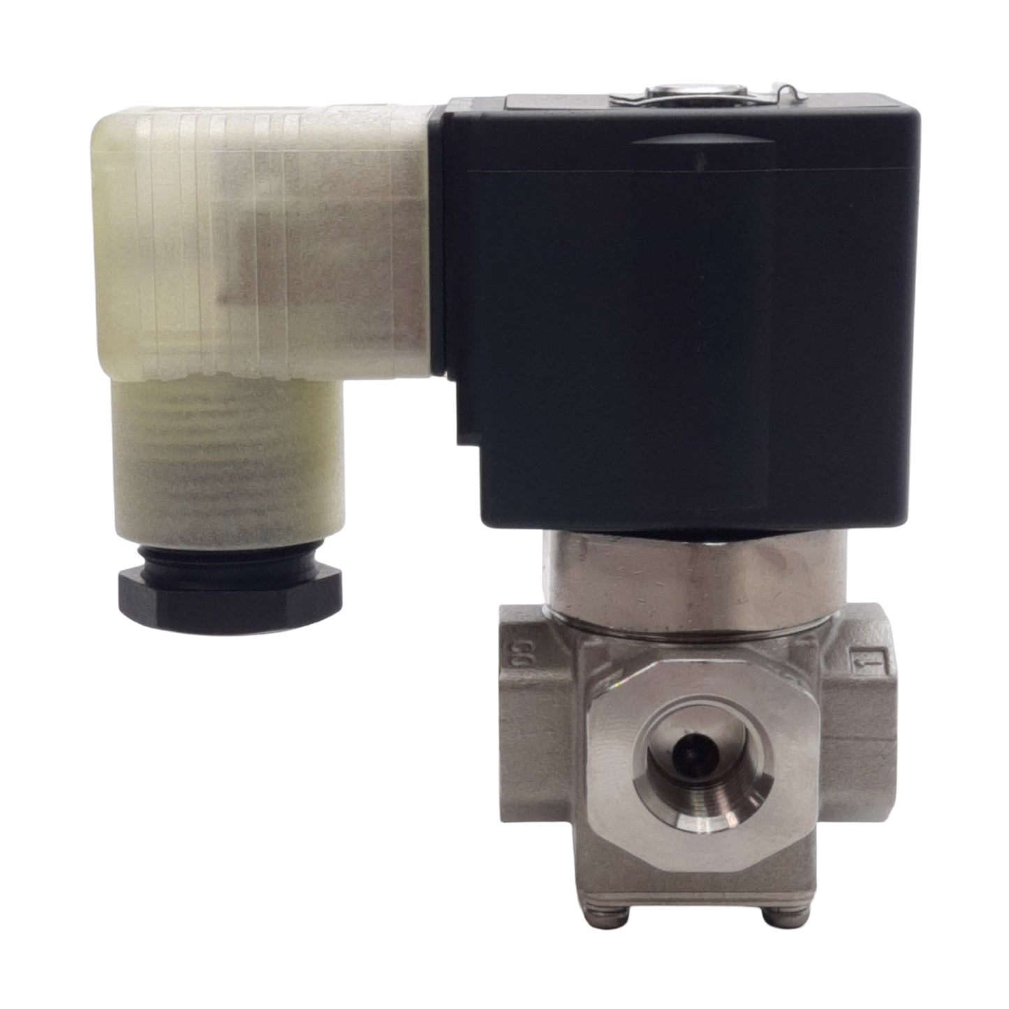 New SMC VX3224H-02-5DZ1 Solenoid Valve, 0.7MPa Water/Oil, ø2.2mm Orifice, 24VDC Coil
