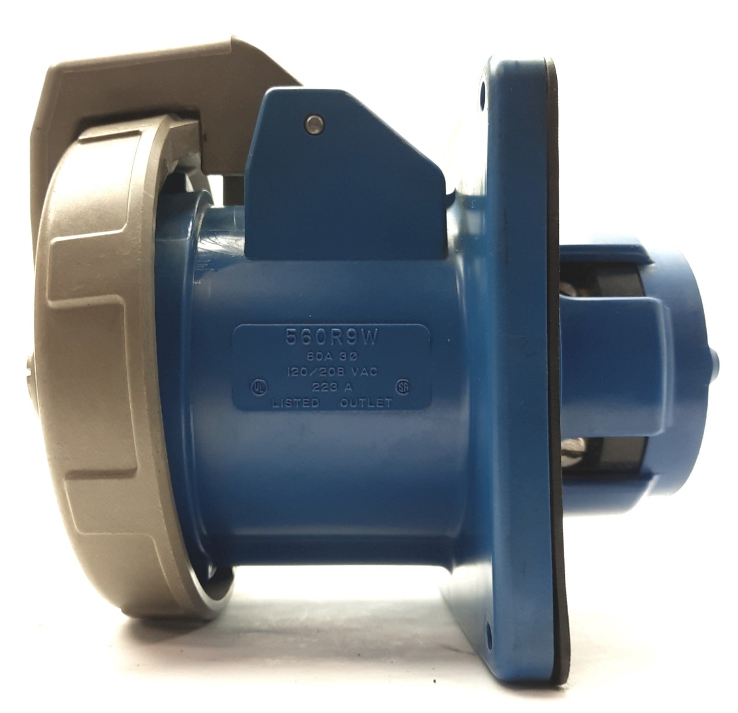 Used HUBBELL 560R9W Female Receptacle 4-Pole 60A 3-Phase WYE 120/208VAC