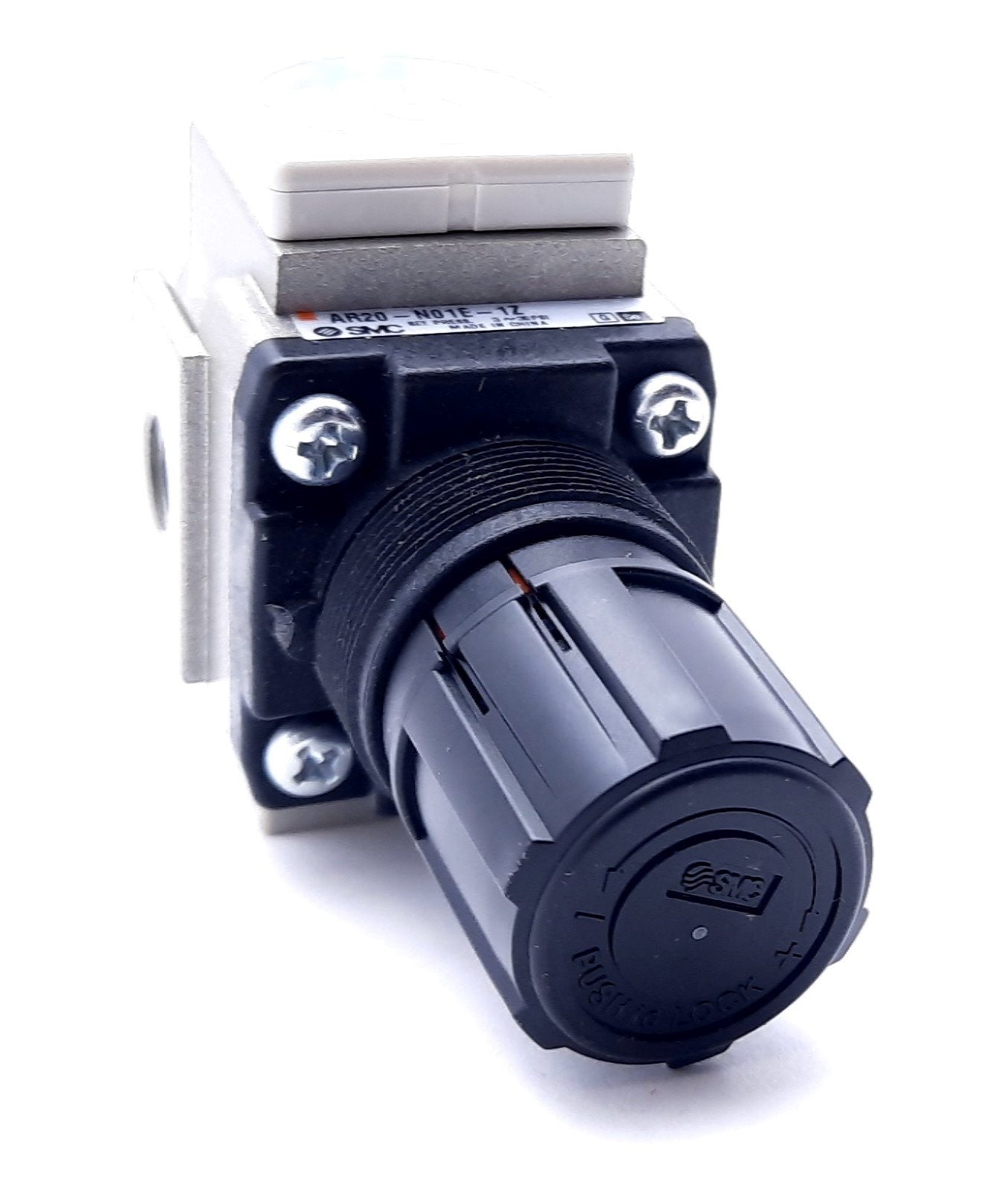 New Lot of 2 SMC AR20-N01E-1Z Regulator, Modular 1/8" NPT, 3-30PSI