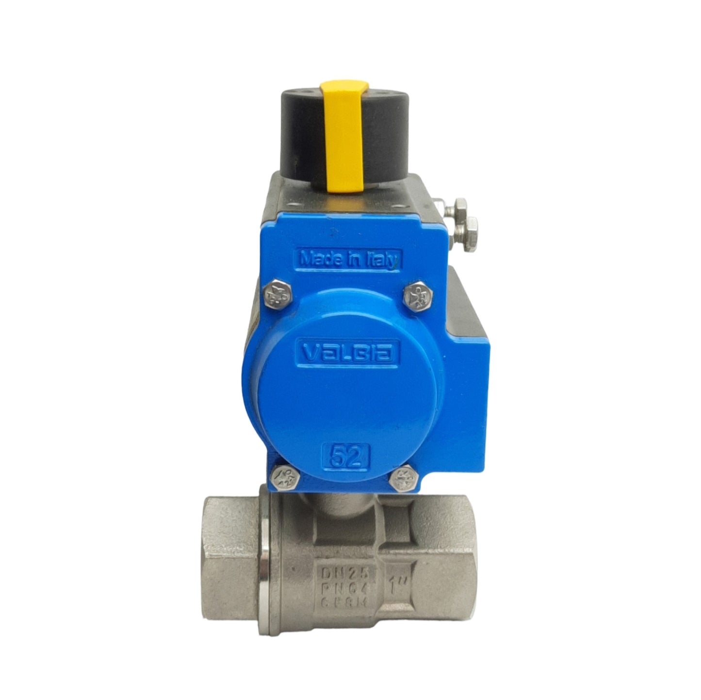 New – Open box Valbia 82SR1310 SR52 Pneumatic Valve, 1in & 1/8in NPT, 1000psi WOG