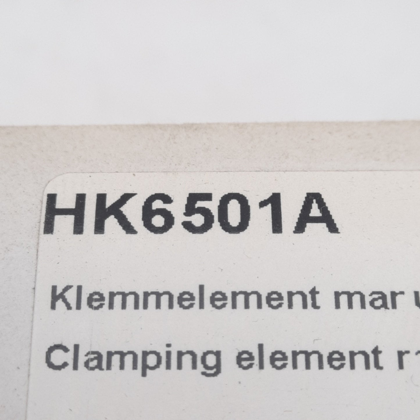 Used Zimmer HK6501A Linear Rail Clamping Element For 65mm Rails, 2000N Holding