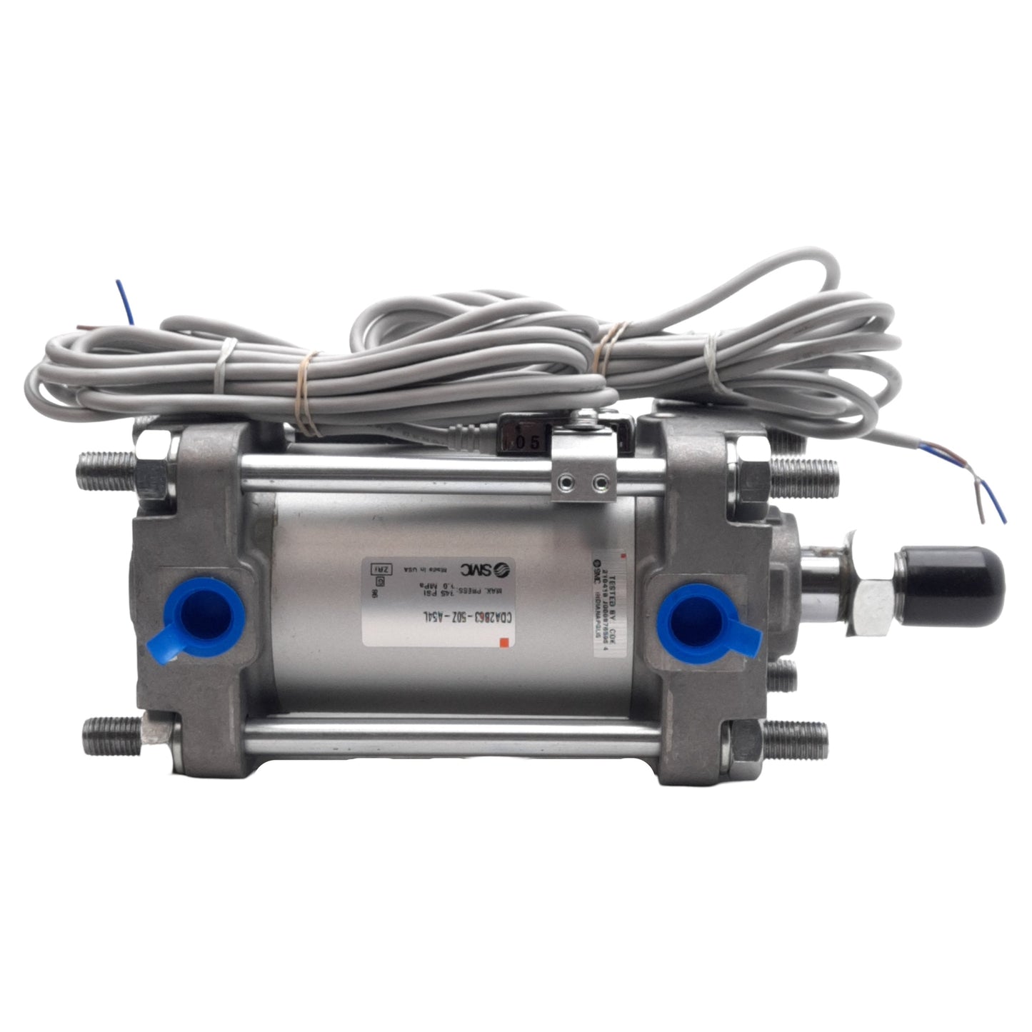 New SMC CDA2B63-50Z-A54L Tie-Rod Cylinder, ø63mm Bore, 50mm Stroke, 145PSI, Rc 3/8in