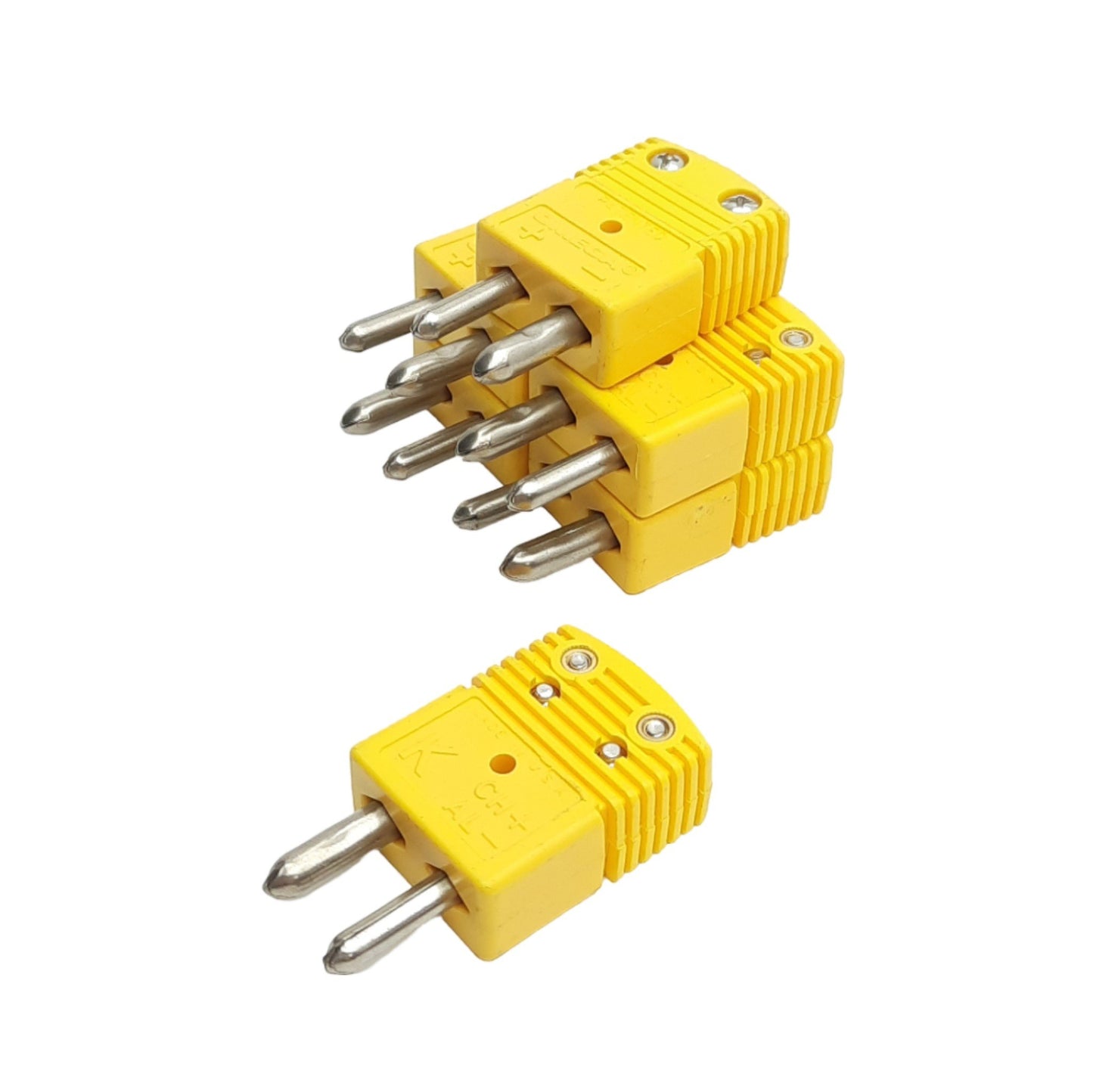 New – Open box Lot of 6 Omega Engineering HST-K-M Male Thermocouple Connectors, Type: K