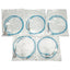 New Lot of 5 Mencom MDE45-4FR-RJ45-BM-1M Ethernet Cordset, M12 4-Pin to RJ-45, 1m