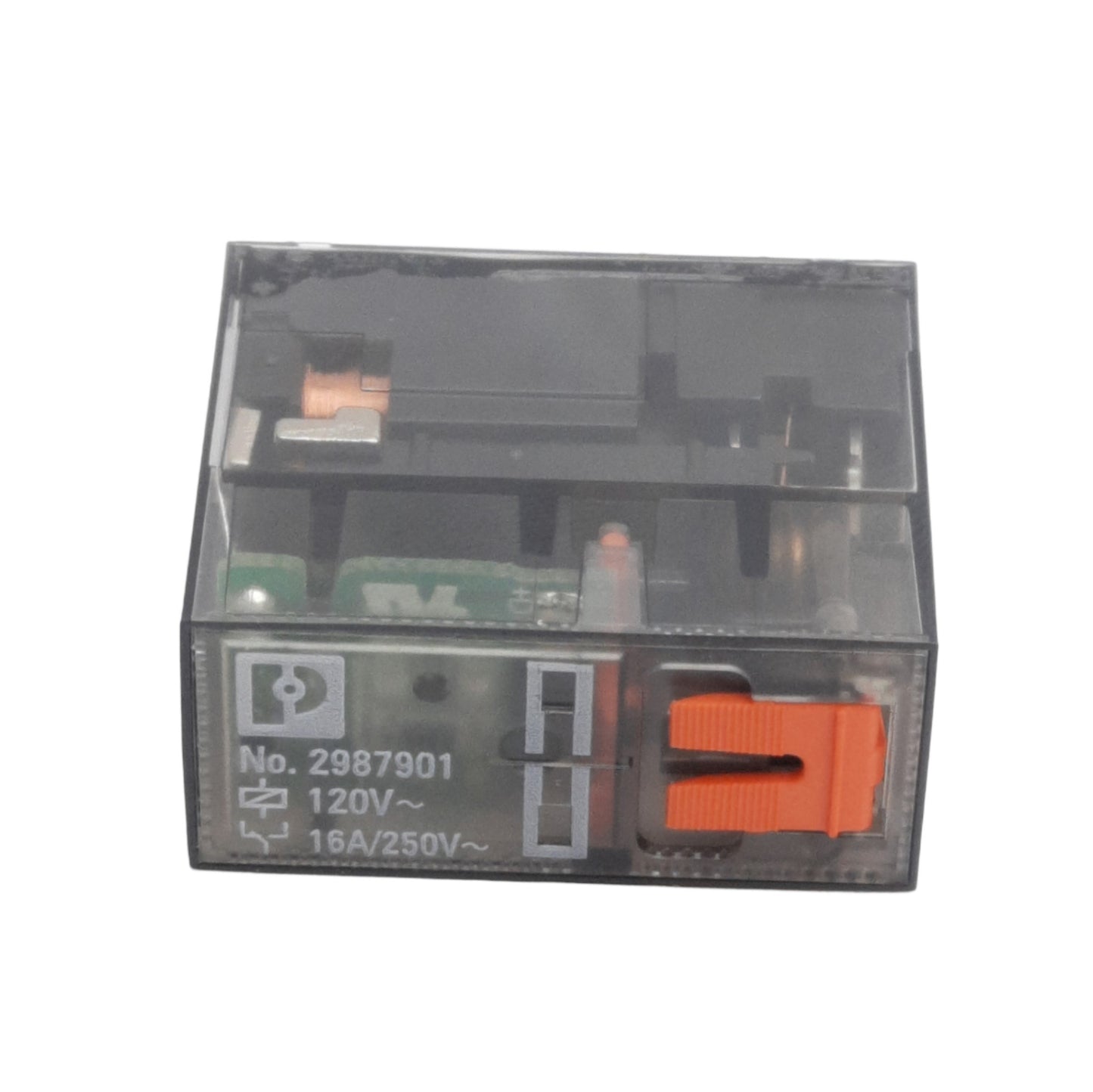 New Lot of 4Phoenix Contact 2987901 Power Relays, 1CO 250V 16A SPDT, 120VAC Coil