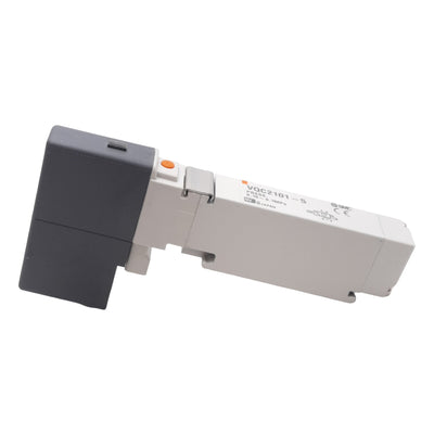 New SMC VQC2101-5 Solenoid Valve, 2-Position Single, 0.15-0.7MPa, 24VDC Coil